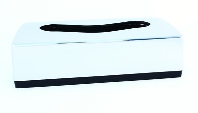 KOSMETICKÁ SKŘÍŇKA NA PAP. UBROUSKY, CHROMOVANÁ